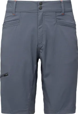 M Valley Shorts von Black Diamond; graue Kletter- und Boulderhose mit mehreren Taschen.