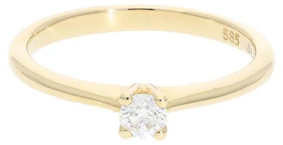 Produktbild von Ring Gold 585 Brillant JL10-07-1416 JuwelmaLux Größe 56