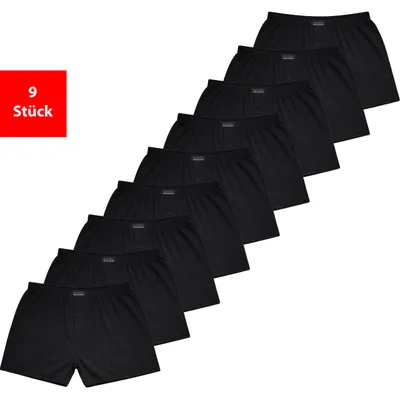 Produktbild von Boxershorts Herren Boxershorts Baumwolle 3er-9er Pack Eingriff Unterwäsche -Schwarz 3XL 9 Stück