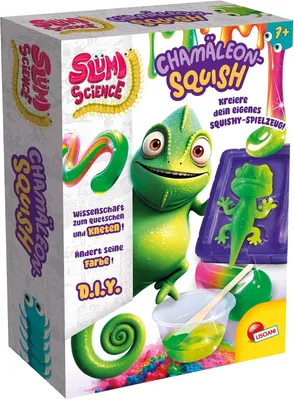 Productafbeelding van Science squish kameleon - Doe-het-zelf chemie-experiment vanaf 7 jaar - Thermo-squishy speelgoed om zelf te maken