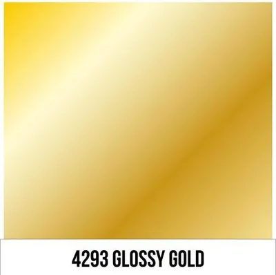 Produktbild von POLI-TAPE POLI-FLEX PREMIUM Flexfolie GLOSSY, A4 - Farbe: 4293 gold glänzend
