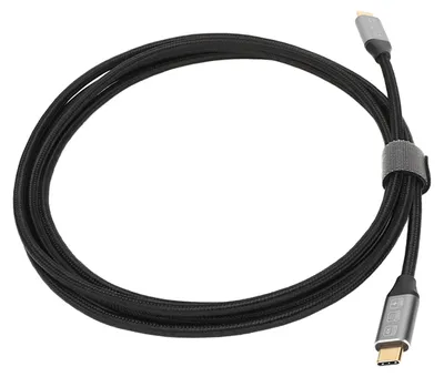 Obrázek produktu pro Kabel USB-C na USB-C 3.1 Gen 2, 100 W, 20 V, 5 A, Power Delivery, video výstup 4K 60 Hz, přenos dat 10 Gb/s, kabel USB-C s čipem E Marker, 1 m