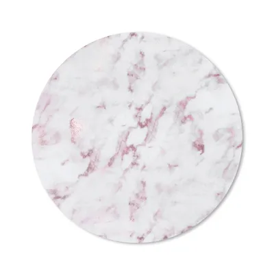 Produktbild von MuchoWow® Mauspad Mousepad Marmor - Rosa - Weiß 20x20 cm - Mousepads - Maus Mat - Pad - Mausunterlage - Schreibtischmatte