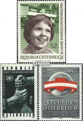 Produktbild von Briefmarken Österreich 1969 Mi 1304,1305,1306 (kompl.Ausg.) postfrisch Sondermarken