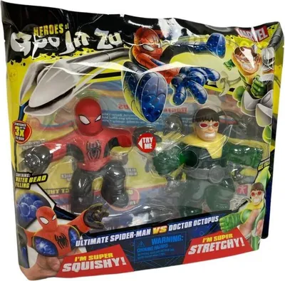 Obrázok produktu pre Heroes Of Goo Jit Zu Figúrky 2 Pack Marvel Spiderman vs Octopus