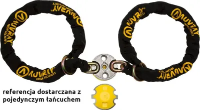 Zdjęcie produktu dla AUVRAY zestaw kotwa podłogowa podwójna 14mm + łańcuch 120cm z ogniwem lasso - długość 120cm, średnica 13,5mm (klasa S.R.A.)