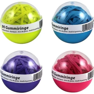 Obrázek produktu pro M&M 64960595 M&M Gummiringbälle grün, rot, blau oder violette 90 Stück