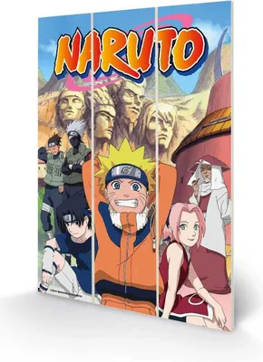 Obrázok produktu pre Pyramid International Naruto Holzdruck The Hidden Leaf Village 20 x 30 cm