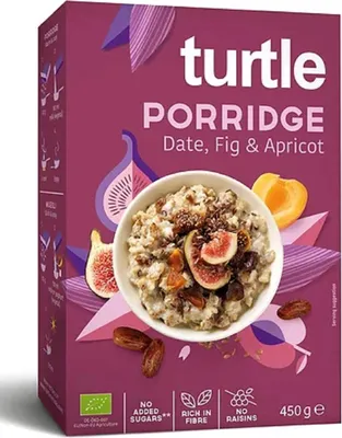 OWSIANKA Z SUSZONYMI OWOCAMI BEZ DODATKU CUKRÓW BIO 450 g - TURTLE