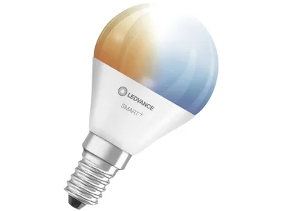 A single LEDVANCE SMART+ WiFi Mini Bulb with tunable white light is shown against a white background.