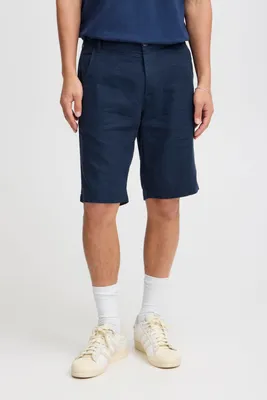 Produktbild von Blend BHShorts Herren Shorts aus Leinenmix kurze Hose Bermuda mit Eingrifftaschen Regular fit