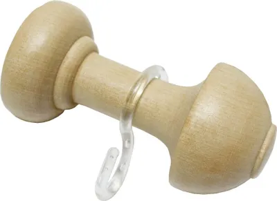 Produktbild von Gardinia Schalhalter Lugano Ø 28 mm, natur, 8 cm