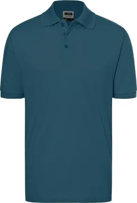 Produktbild von Hochwertiges Polohemd mit Armbündchen petrol, Gr. S