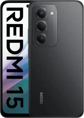 Zdjęcie produktu dla Xiaomi Redmi 15 6/Midnight Black - Telefon komórkowy - 128 GB