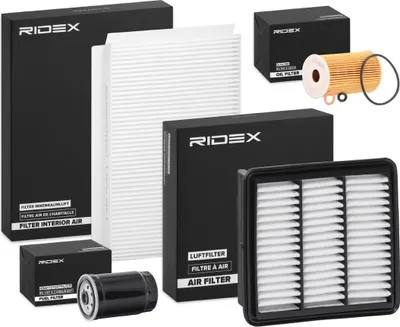 Produktbild von RIDEX Filterset Inspektionspaket Filtersatz für HYUNDAI i30 (FD) i30 (GD) i30 CW (FD)