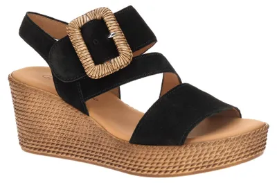 Produktbild von Gabor 84.771 Damen Sandalette - Riemchen Sandalen schwarz NEU