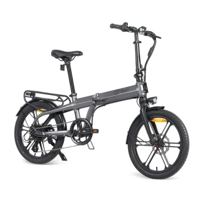 Produktbild von 20 Zoll Faltbares City E-Bike 250W, 378Wh herausnehmbarer Akku, bis 60 km, 7-Gang Elektrofahrrad mit hydraulischen Scheibenbremsen