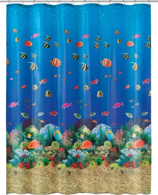 Produktbild von Kleine Wolke Duschvorhang PEVA MALEDIVEN Multicolor 180 x 200 cm