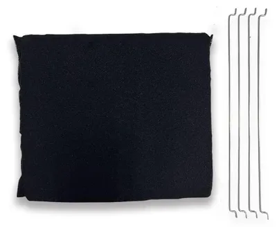 Kohlefilter für Dunstabzugshaube, 275x245 mm, regenerierbar, 4 Stangen