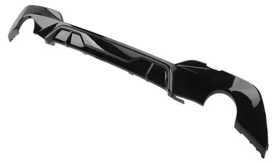 Produktbild von Heckstoßstangenlippe, langlebiges ABS-Material, kompatibel mit Luxuslimousine M-Sport, schwarz