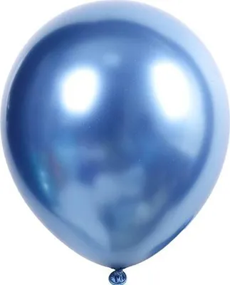 Zdjęcie produktu dla Balony lateksowe metaliczny niebieski 50szt 30cm - Cakesicq
