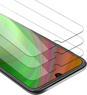 Produktbild von Cadorabo 3x Panzer Folie für Samsung Galaxy M21 Schutzfolie in Weiß Folie Tempered Display-Schutzglas