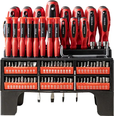Produktbild von Kraft Werkzeuge Schraubendreher-Set XXL, 100-teilig