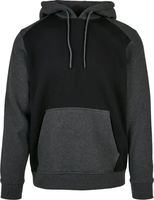 Immagine prodotto di Urban Classics Uomo 2-Tone Fake Raglan Hoody nero/carbone - S