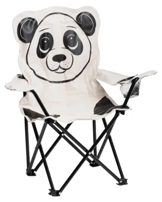 Produktbild von Linder Exclusiv Campingstuhl für Kinder Klappstuhl Gartenstuhl Kind Klappsessel Kinderklappstuhl Pandabär
