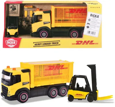 Produktbild von Dickie Spielfahrzeug Go Real / City DHL Heavy Loader Truck 203744027