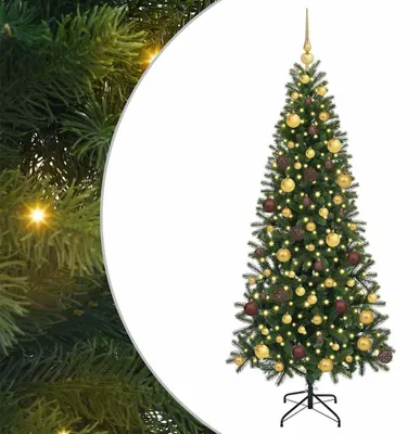 Immagine prodotto di vidaXL Albero di Natale artificiale con 300 LED verde 180 cm PE e PVC