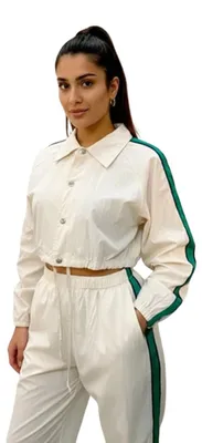 Productafbeelding van Zara windjack met kraag, kleur ecru, maat M