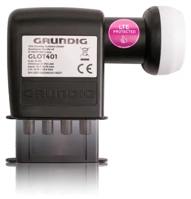 Produktbild von GSS Octo LNB für digital Satellitenschüssel, für 8 Teilnehmer, TV - 8fach, 8-Fach, mit LTE Filter - Sat, Full HD, 4K, 0.1dB, Wetterschutz, kälte- & hitzebeständig + Aufdrehhilfe