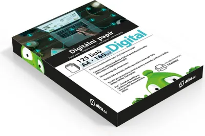 Produktbild von A4 Büropapier 160 g/m² für Laser- und Tintenstrahldrucker, 125 Blatt, 170 CIE