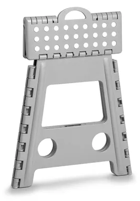 Produktbild von Zeller 13036 Premium Klapphocker faltbar, Kunststoff, grau, , belastbar bis 150 kg, ca. 38,5 x 31,5 x 39 cm