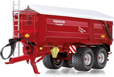 Productafbeelding van Kippermodel 1:32 - Landbouwkipper Speelgoedkipper - Modelbouw en verzamelen - Met kantelfunctie - 258 cm - Groen