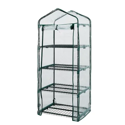 Obrázok produktu pre NEO TOOLS Skleník 69x49x160 cm, PVC fólia, skladací, kovová konštrukcia s práškovým nástrekom; jednoduchá montáž, zips, možnosť
