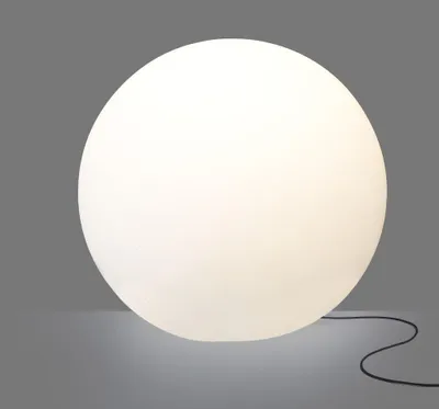 Immagine prodotto di Luce da giardino globo bianco diametro 80 cm E27 max. 60W plastica luce sentiero luce decorativa luce da esterno globo luce giardino lampada da esterno