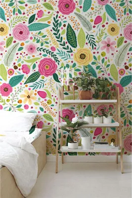 Produktbild von Coloray Fototapete 104x70 cm Latextapete Magicstick - Mohnblumenblumen