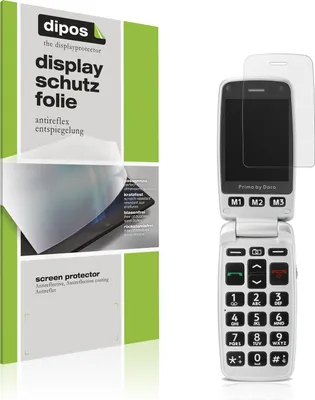 Produktbild von 4x Schutzfolie für Doro Primo 413 matt Displayschutzfolie Folie Display Schutz dipos