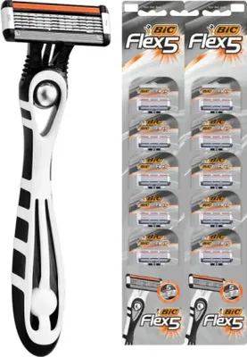 Obrázek produktu pro Bic Flex 5 Maszynki do Golenia Jednorazowe, 10 sztuk