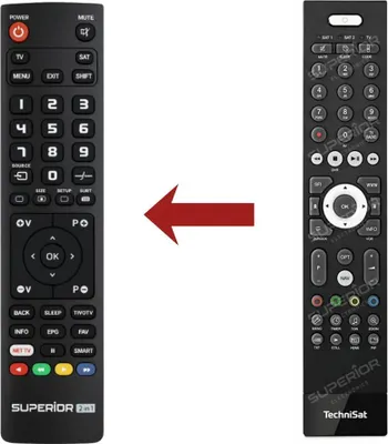 Produktbild von TechniSat Ersatz Fernbedienung für DIGIPLUS UHD S2