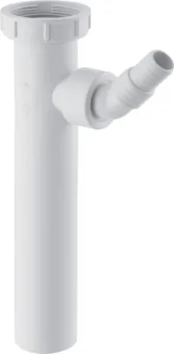 Produktbild von Geberit Anschlussstutzen mit UeWurfmutter d40mm, weiss, PP, 1 Stk.
