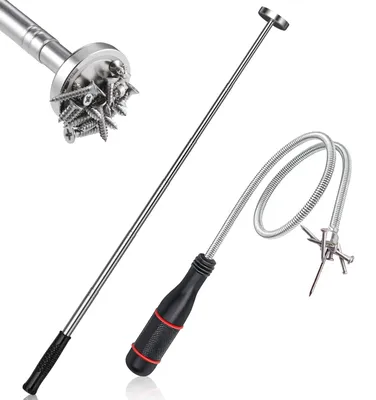 Teleskop-Magnetstab 16 kg, 23-87 cm ausziehbar, mit flexiblem Magnetlifter