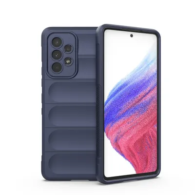Obrázok produktu pre Puzdro Magic Shield pre Samsung Galaxy A53 5G, flexibilné, obrnený chrbát, tmavomodré