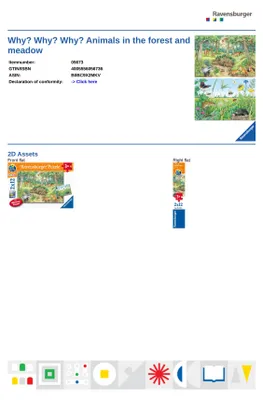 Image de Pourquoi ? Pourquoi ? Pourquoi ? Les animaux de la forêt et de la prairie Ravensburger 05673