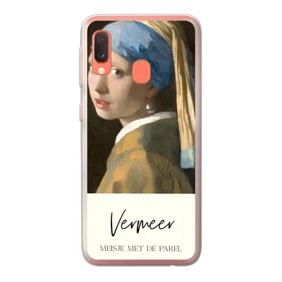 Produktbild von MuchoWow® Handyhülle Schutzhülle Hülle für Samsung Galaxy A20e Das Mädchen mit dem Perlenohrring - Vermeer Silikon Softcase Handy Hülle - Abdeckung