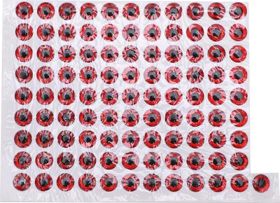 Immagine prodotto di Occhi di pesce adesivi esche da pesca 3D olografica simulazione SetRed