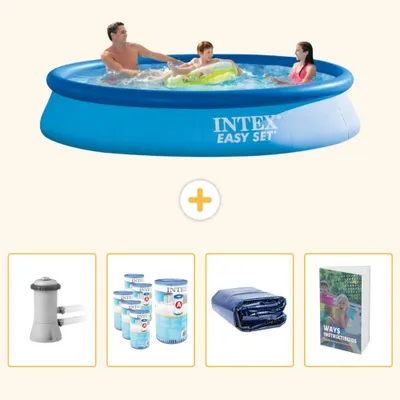 Productafbeelding van Easy Set Zwembad - Rond - 366x76 cm - 5-delig - SCB102