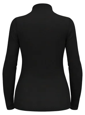 Productafbeelding van Odlo Baselayer Top Lange Mouwen Halve Rits Merino 2 ZWART M